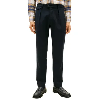 Tommy Hilfiger Herren Stoffhose Harlem Brushed Twill Tapered Fit, Blau (Desert Sky), 28W/30L