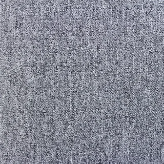 20 Stück Teppichfliesen Bodenfliesen Teppich 50 x 50 cm Gesamtfläche 5 m2 (Platingrau)