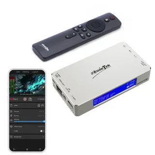ZowieREC 4K HDMI Recorder, DVR, Spielekonsole, Laptop, PC, TV-Wiedergabe, programmierte Aufnahme, Schnappschuss, Pause, TF-Karte und USB