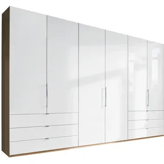 Wiemann Falttürenschrank Loft 300 x 216 x 58 cm Beige/Weiß