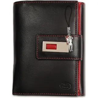 Old River Portemonnaie Unisex schwarz rot
