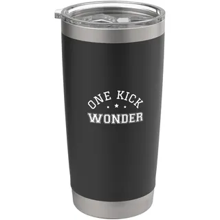 One Kick Wonder Kickball Player Lustiger Kickball Kickball Doppelwandiger Edelstahl-Thermobecher
