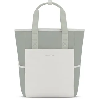 Kapten & Son Rucksack Lindby Muted Sage 18 L | 2in1 Tasche & Rucksack | inkl. Kofferbefestigung, Laptopfach, Flaschenhalterung | Shopper Damen