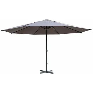Gardissimo GIGANTE XXL Sonnenschirm Gartenschirm Marktschirm Ø500cm anthrazit