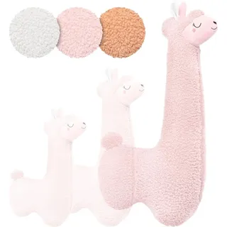 Engelshof Alpakas Münsterland Alpaka Seitenschläferkissen 130 x 30 cm Rosa