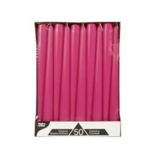 Papstar 50 PAPSTAR Kerzen fuchsia