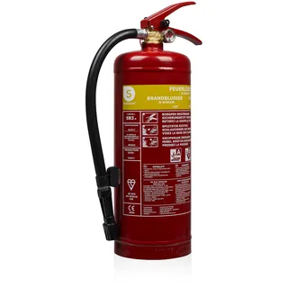 smartwares Feuerlöscher, Schaum 3 L, Brandklasse 13A, 70B