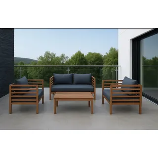 Gardissimo SAMOA Holz Lounge Set Gartenmöbel Sitzgruppe Akazie