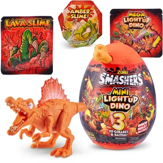 Smashers Mini Light Up Ei Serie 4, Dinosaurier Spinosaurus-Ei mit vielen Überraschungen!