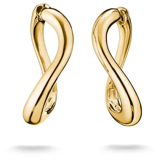 THOMAS SABO Creolen in Wellenform Premium Legierung 18k Vergoldet