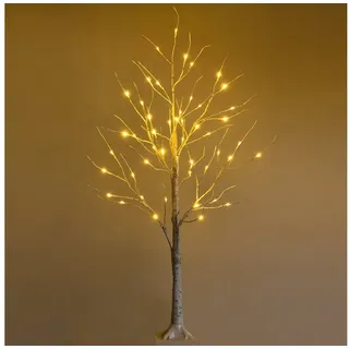 Costway Weihnachtsbaum, künstlicher Weiß - Kunststoff , 120 cm , Dekoration, Weihnachtsdekoration, Christbäume & Zubehör