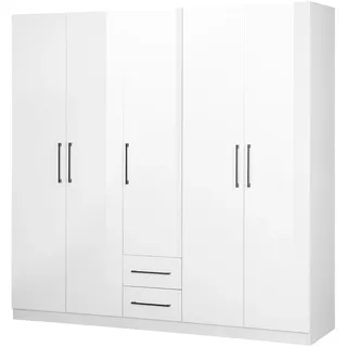OTTO home Drehtürenschrank Sylt 200 x 200 x 52 cm Weiß