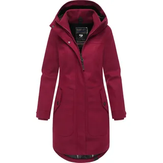 Wintermantel RAGWEAR "Wintermantel Jannisa Coat", Damen, Gr. L, rot (wine25), Obermaterial: 100% Polyester PES.  Obermaterial: Futter: 100% Polyester PES. 100% Polyester PES., Mäntel Wintermantel