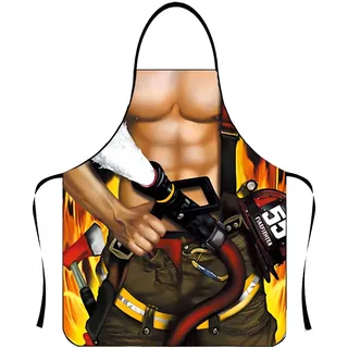 KOQAIIZ Lustige Kochschürze, Kochschürze Küchenschürze Grillschürze, Sexy lustige Schürze, Grillschürze für Männer Geschenk für Herren, ideal für Grillparty Costume