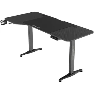 pro.tec Höhenverstellbarer Tisch Oxnard elektrisch 160x75cm Schwarz