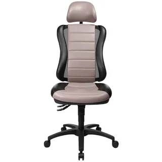 Head Point RS ohne Armlehnen mit Kopfstütze schwarz / grau