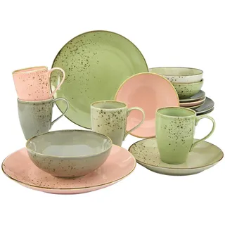 CreaTable Nature Collection Kombiservice 16-tlg. vintage garden