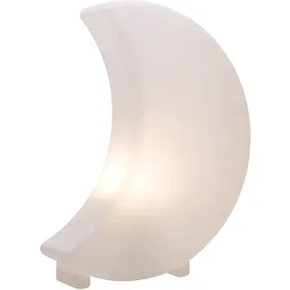 8 seasons design Shining Moon LED Mondlampe (40 cm, weiß) E27 Fassung inkl. Leuchtmittel in warmweiß, Nachttischlampe beleuchtet, Lampe Kinderzimmer, Deko Schlafzimmer, Innen- und Außenbereich