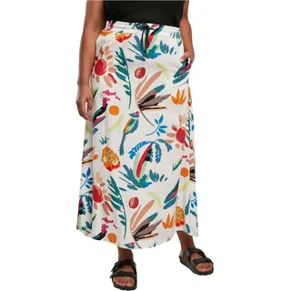 Urban Classics Damen Ladies Viscose Midi Skirt XXL whitesandfruity