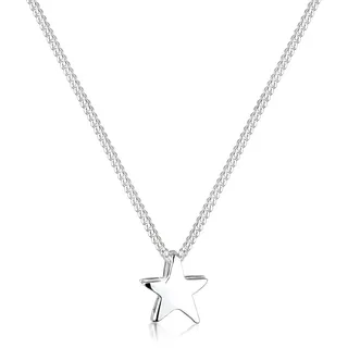 Elli Halskette Damen Stern Anhänger Filigran Astro in 925 Silber