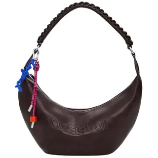 DESIGUAL Umhängetasche Zante Half Logo Crossbody Bag Chocolate