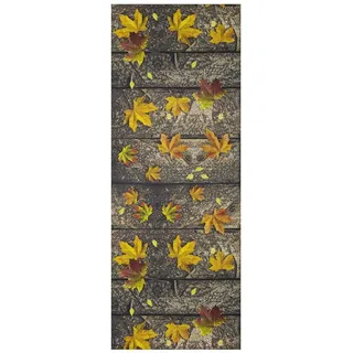 Atticgo Vinyl-Küchenteppich Gelb Sprinty 52/100 cm , Textil , Baum/Pflanze/Natur , Rechteckig , 52x100 cm , waschbar, antistatisch, leicht zusammenrollbar, rutschfeste Unterfläche , Teppiche und Böden, Teppiche, Teppichläufer, Küchenteppiche