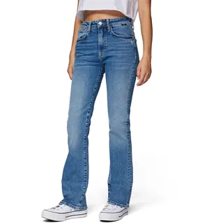 Mavi Damen Maria Jeans, Größe W26/L30, Mid Blau Denim