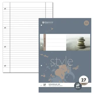 Staufen Staufen® Briefblöcke Style gelocht DIN A4 liniert Lineatur 27, 10 Blöcke