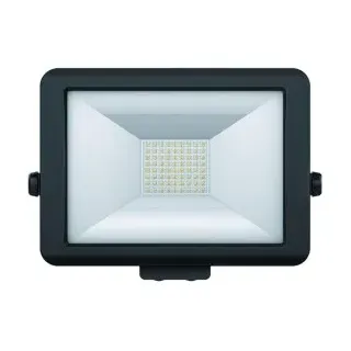 Theben 1020688 LED-Strahler für Wandmontage, 50 Watt, schwarz theLeda B50L BK