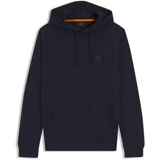 BOSS Hoodie Aus Baumwoll-Terry Mit Logo-aufnäher