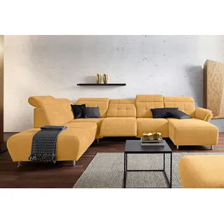 Home Affaire Wohnlandschaft Mikrofaser 2-Sitzer Gelb