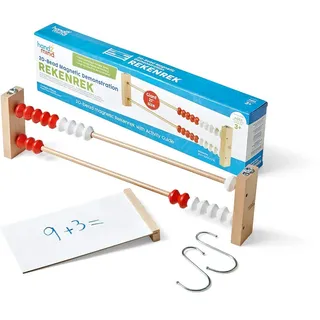 Learning Resources Riesiges Magnetisches Vorführset mit 20 Perlen, Rekenrek, Abakus für Kinder, Zählperlen, Rekenrek-Zählrahmen, Anschauungsmaterial für Mathe im Klassenzimmer