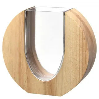 LEONARDO Dekovase Vase Legno, braun