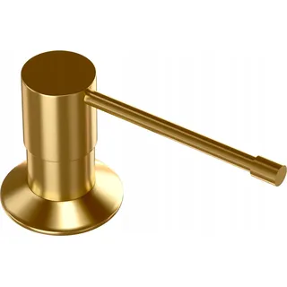 Granitan | Spülmittelspender ZLOTY - 300ml - Gold - Hochwertiges Messing - 360° drehbar - Gold