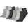 Quarter Socken 12er Schwarz 47-49