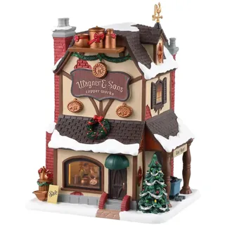 Lemax 35067 Caddington Village Lighted Building: Wagner & Sons Copper Works