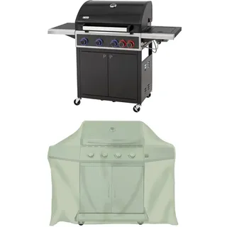 Bundle aus tepro Gasgrill Keansburg 4 und Abdeckhaube