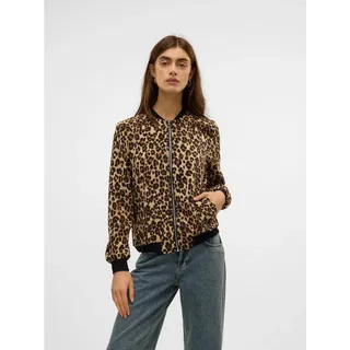 Vero Moda Damen Vmcoco L/S Bomber Ga AOP Blazer, Tigers Eye, m