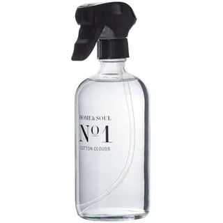 Butlers Raumspray Home & Soul Cotton Clouds , Transparent , Glas, Kunststoff , 7x7x21 cm , Dekoration, Raumdüfte