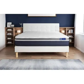 Matratzen- und Lattenrost-Set 90x190 cm - Actiflex Confort - Grau
