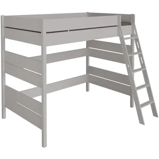 Paidi Hochbett , Grau , Holzwerkstoff , Höhe ca. 15 cm , einzeln stellbar , 120x200 cm , Blauer Engel, Goldenes M , in verschiedenen Größen erhältlich , Babymöbel & Kindermöbel, Kinderzimmer & Jugendzimmer, Kinderbetten, Hochbetten
