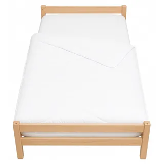 Ganzjahres Babybettdecke aus  Baumw - 100x140 cm - Weiß | by SEVIRA KIDS - Weiß