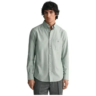 GANT Oxford Langarmhemd Grün M