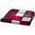 Antigua Kuscheldecke 150 x 200 cm Rot/Bordeaux/Schwarz/Weiß