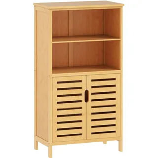 kleankin Badezimmerschrank, Bambus,