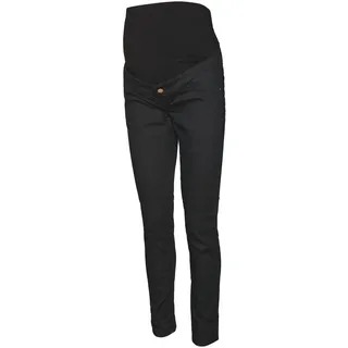 MAMALICIOUS Damen Mljuliane slank buks - Noos Umstandshose, Schwarz (Black Denim Black Denim), 33W / 32L EU