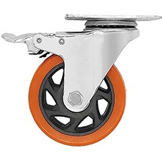 kippen 1641S2 Rad aus Polyurethan, 100 mm, mit drehbarer Platte und Bremse