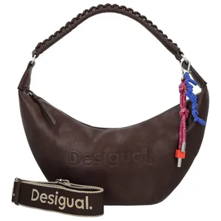 DESIGUAL Umhängetasche Zante Half Logo Crossbody Bag Chocolate