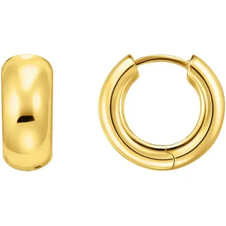 Thomas Sabo Creolen Mini-Chunky-Form gold Silber 925