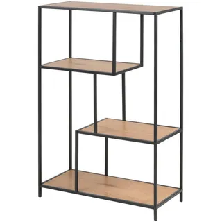 Actona Bücherregal 77 x 114 x 34 cm Schwarz